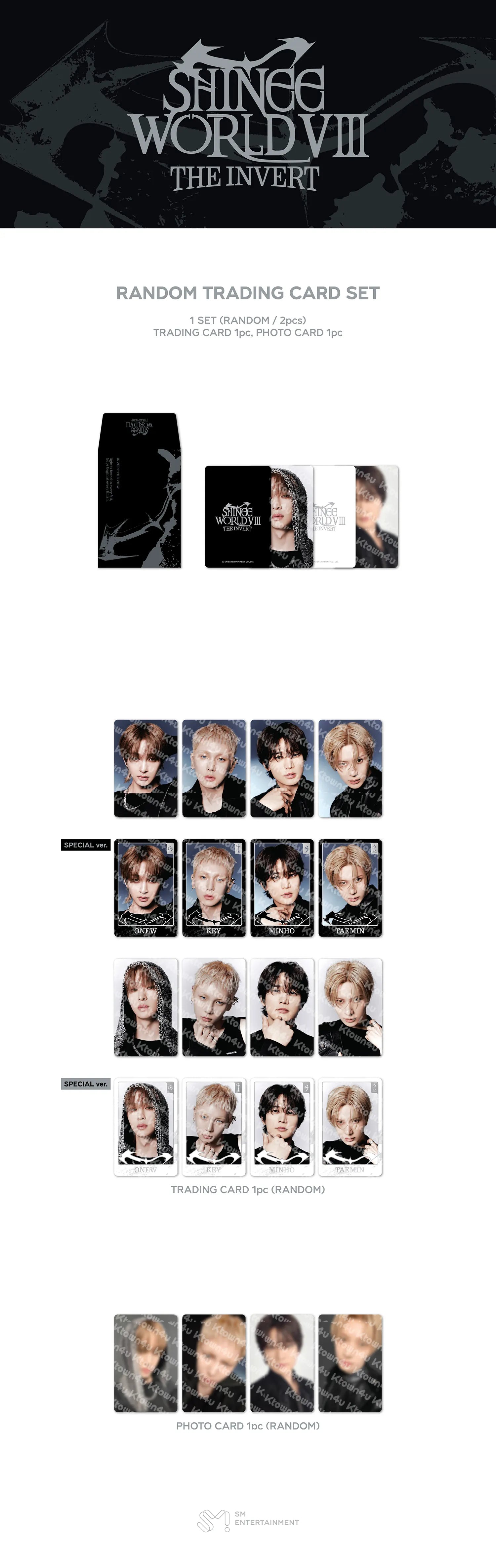 SHINee - RANDOM TRADING CARD SET - The Trilogy I - 2026 SHINee WORLD VIII : [THE INVERT]
