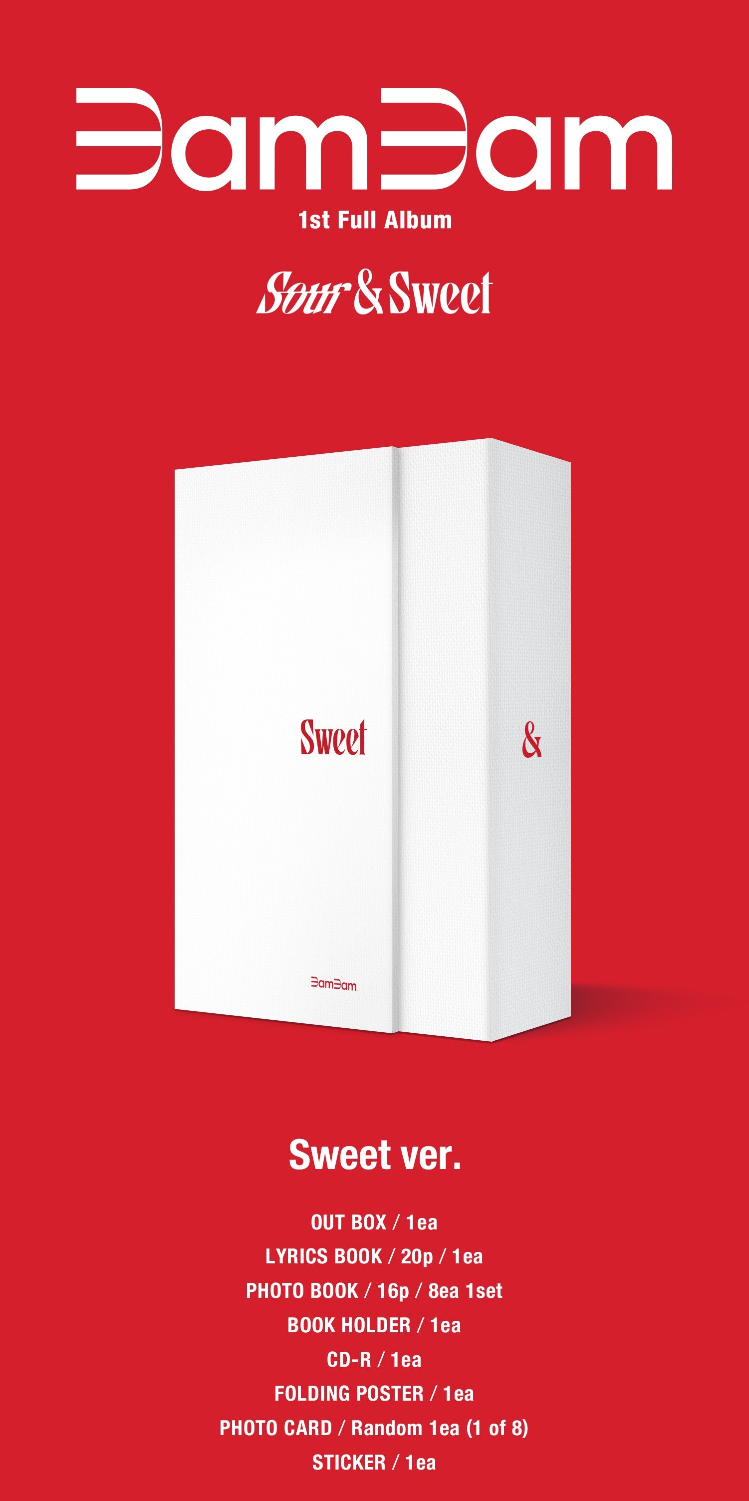 (POS) BAMBAM (GOT7) - SOUR &amp; SWEET (1ST FULL ALBUM)