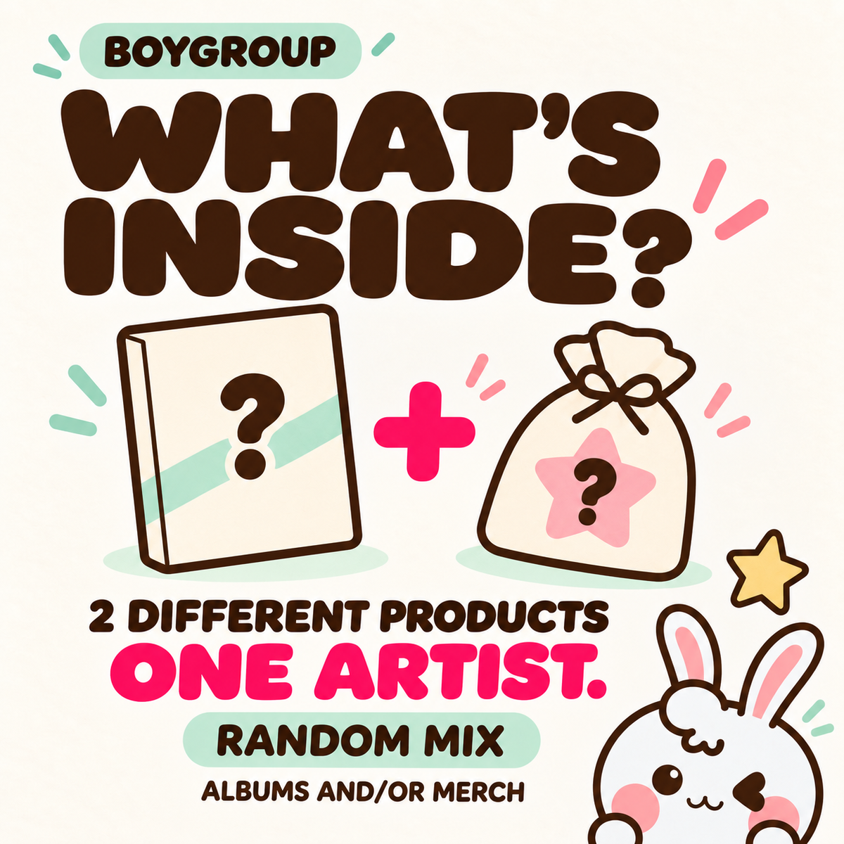 K-POP Mystery Duo Pack (Boygroup)⭐