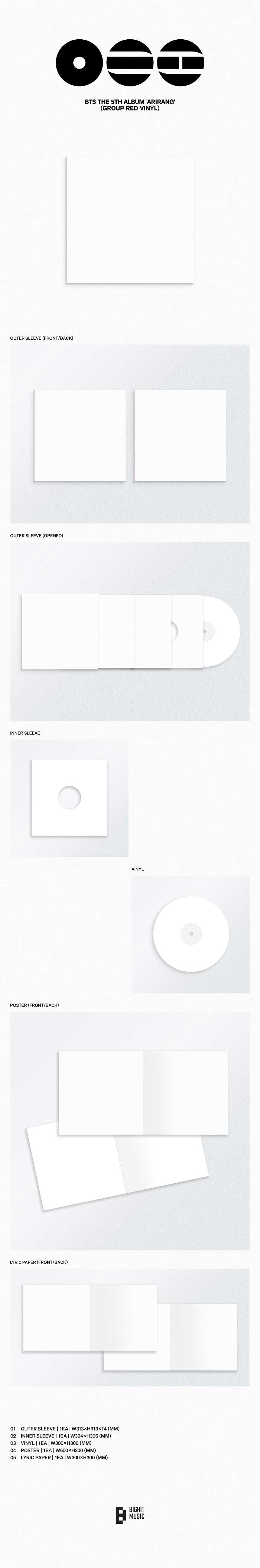 K-POP・アジア BTS ARIRANG(Standard Vinyl)_ Jung Kook BTS - ARIRANG (STANDARD VINYL) – TOKKI-SHOP