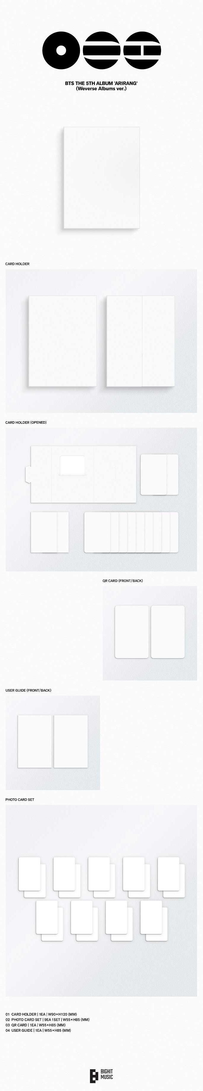 [PRE-ORDER] BTS - ARIRANG (WEVERSE ALBUMS VER.)