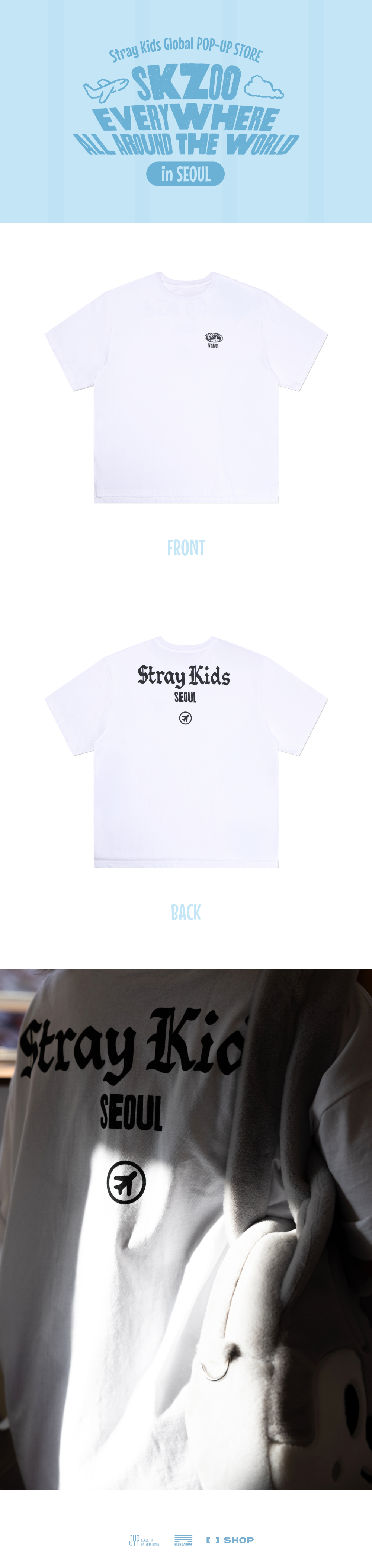 STRAY KIDS - T- SHIRT SEOUL Ver.  [SKZOO Everywhere All Around The World]