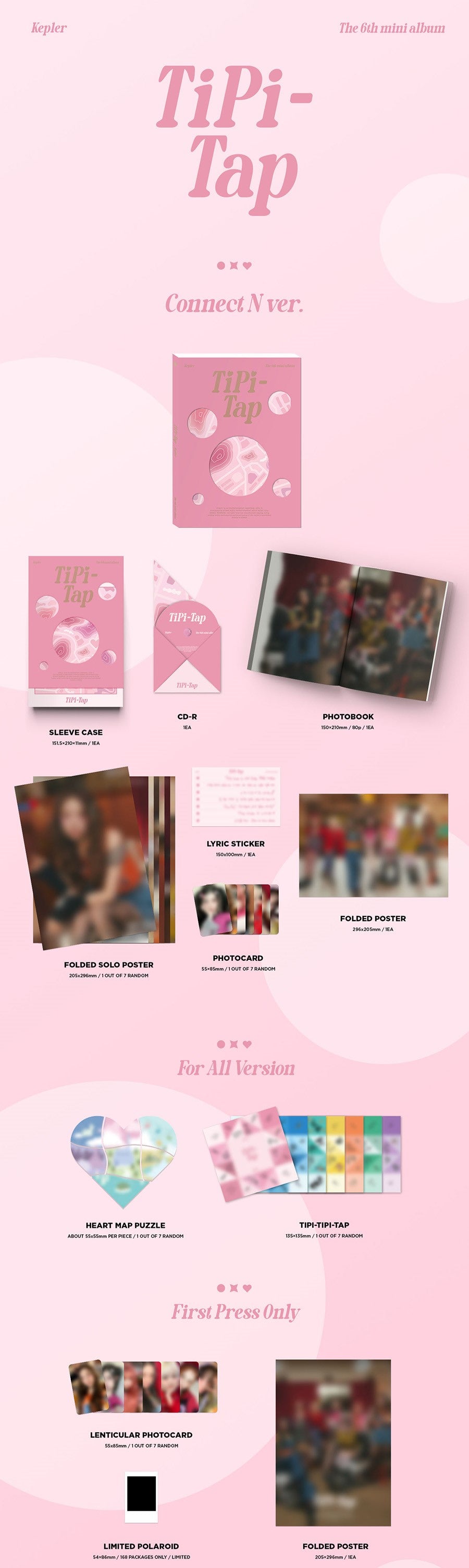 [PRE-ORDER] KEP1ER - TIPI-TAP + APPLE MUSIC POB PHOTOCARD