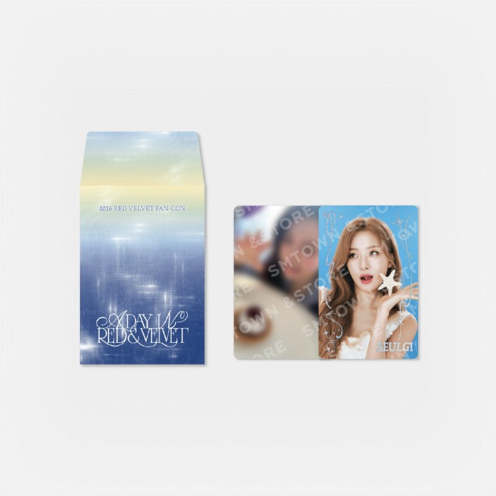RED VELVET - RANDOM TRADING CARD [FANCON : A DAY IN RED & VELVET_MD]