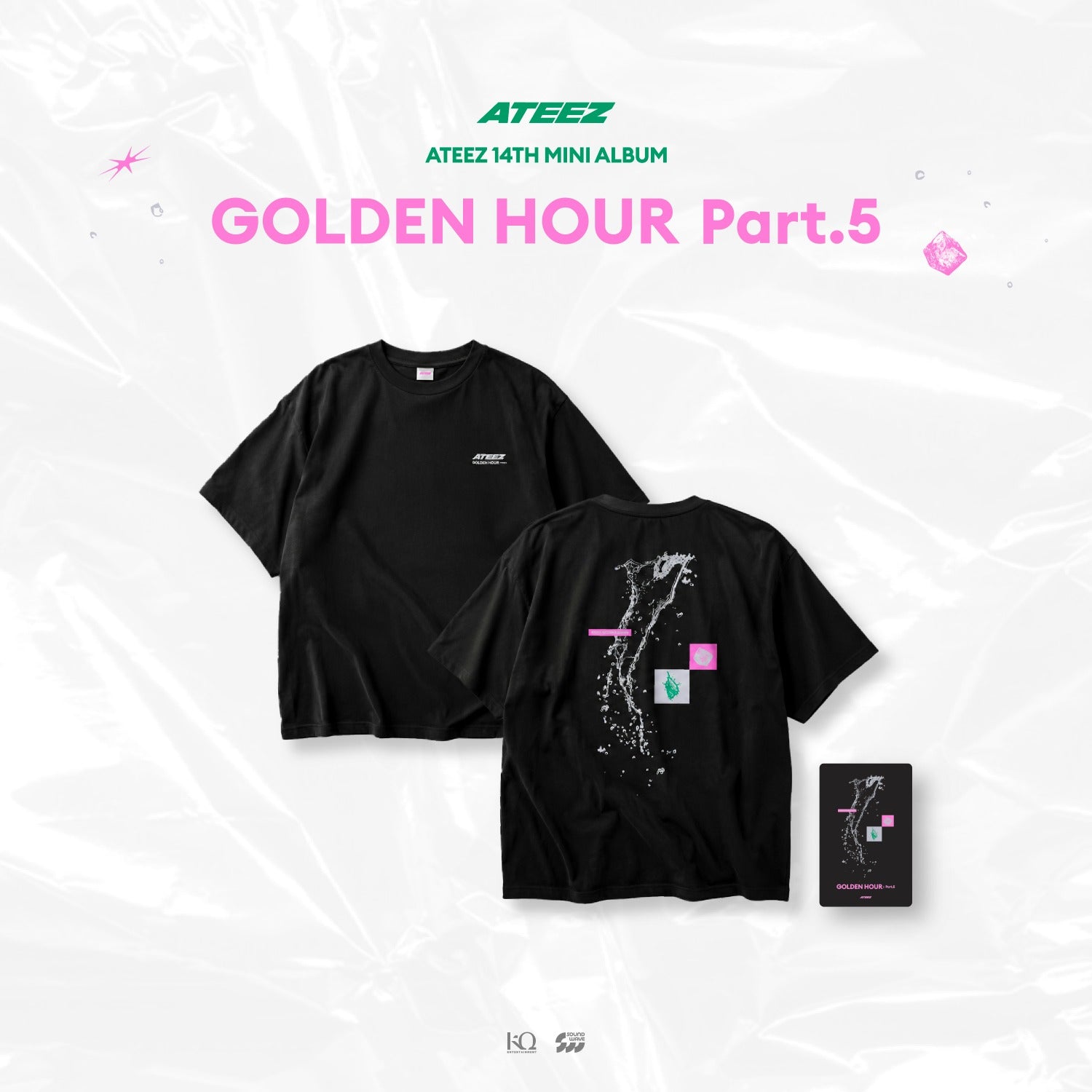 ATEEZ - SHORT SLEEVE T-SHIRT [GOLDEN HOUR : Part.5] POP-UP STORE MD