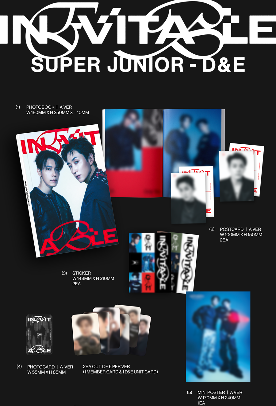 SUPER JUNIOR D&E - INEVITABLE (6TH MINI ALBUM)