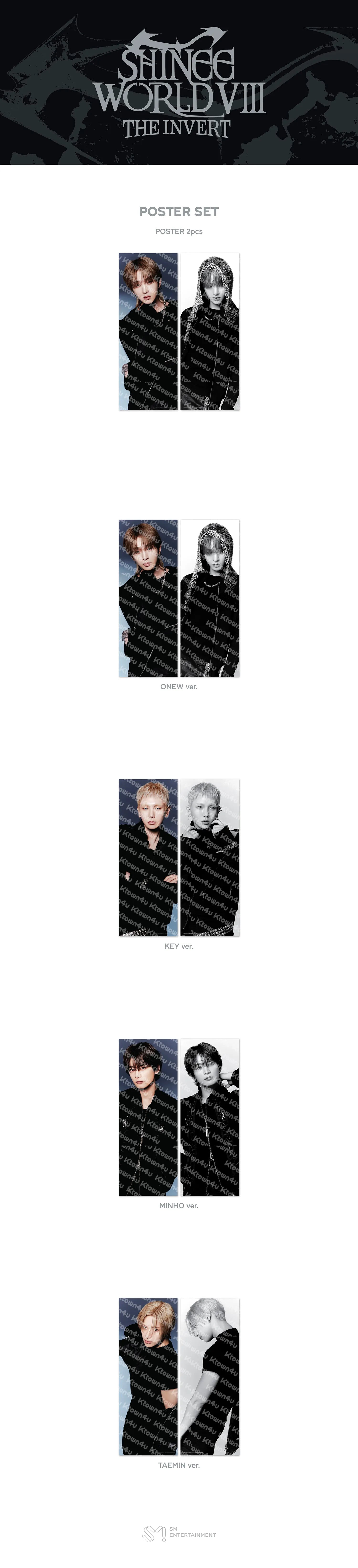 SHINee - POSTER SET - The Trilogy I - 2026 SHINee WORLD VIII : [THE INVERT]