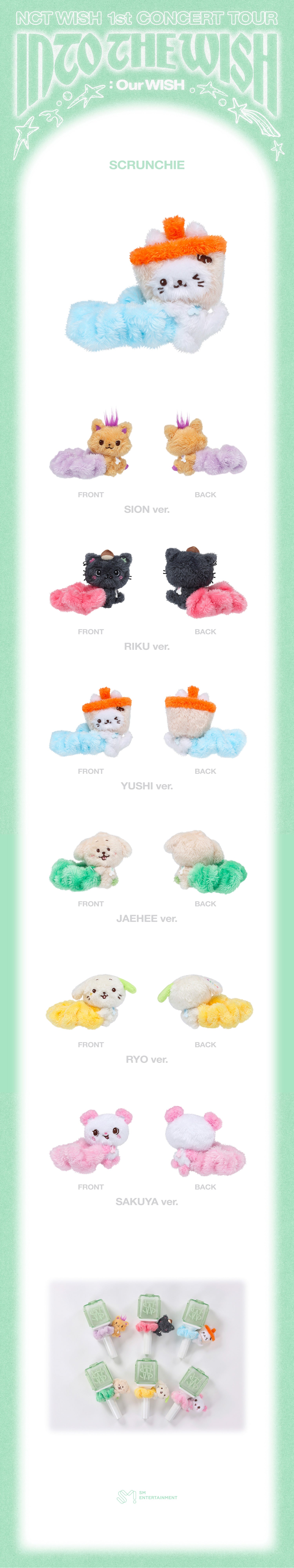 [PRE-ORDER] NCT WISH -  SCRUNCHIE [1st CONCERT TOUR 'INTO THE WISH : Our WISH' MD]