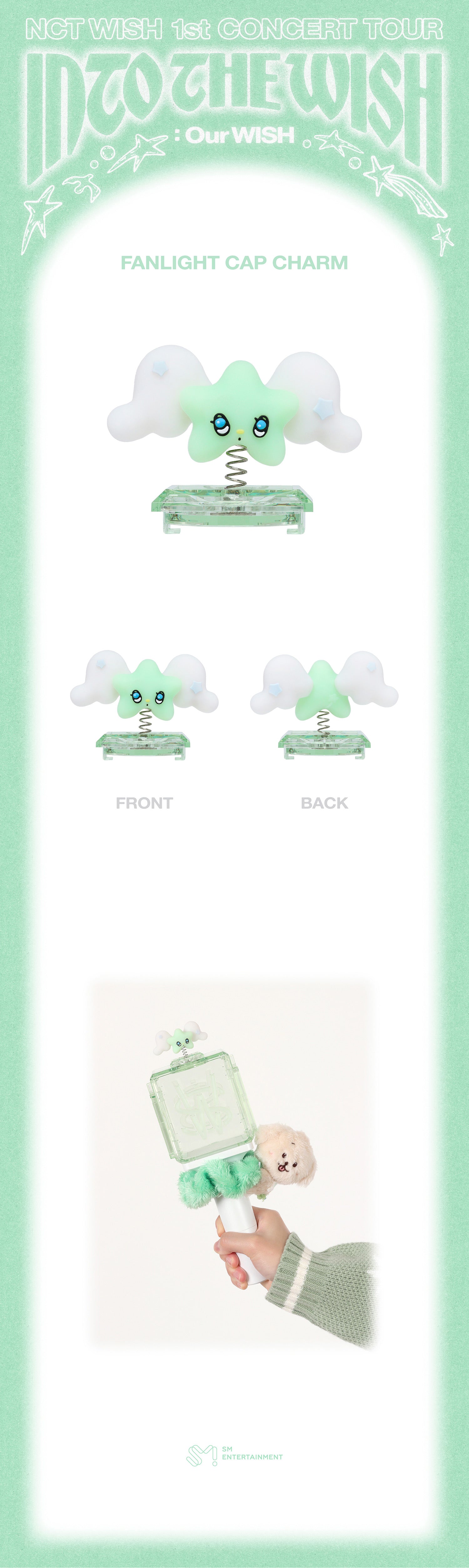 [PRE-ORDER] NCT WISH -  WICHU FANLIGHT CAP CHARM [1st CONCERT TOUR 'INTO THE WISH : Our WISH' MD]