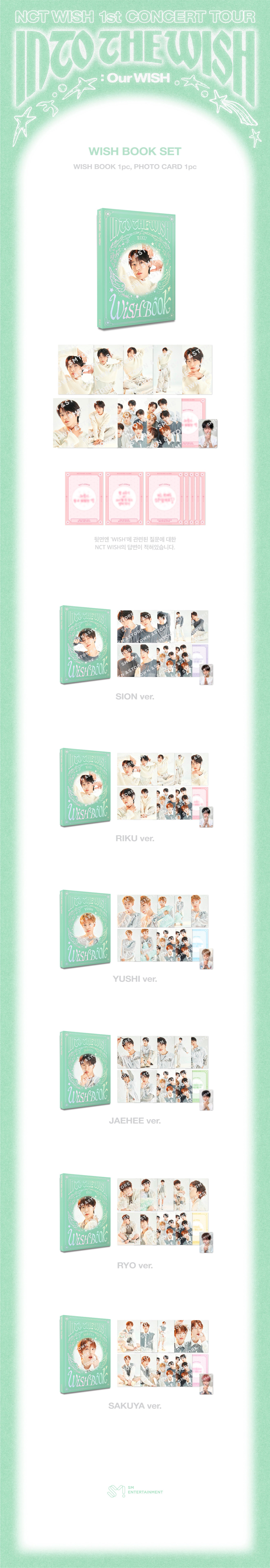 [PRE-ORDER] NCT WISH -  WISH BOOK SET [1st CONCERT TOUR 'INTO THE WISH : Our WISH' MD]