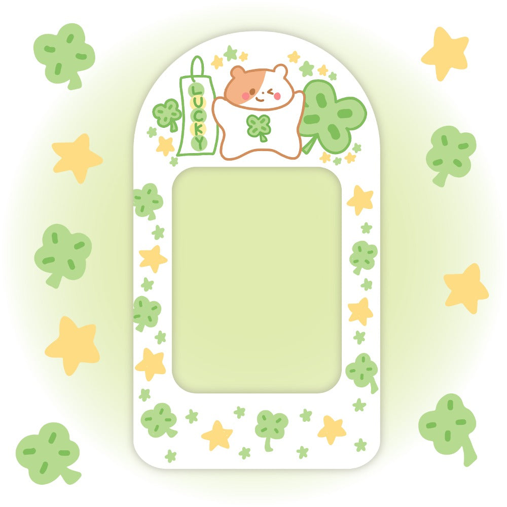 Lucky Hamster Photo Card Holder