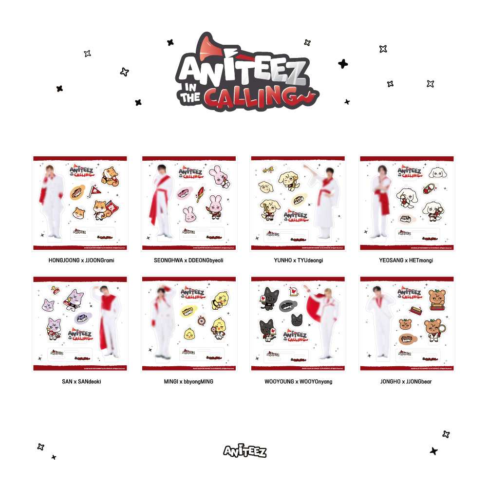 [PRE-ORDER] ATEEZ - ANITEEZ IN THE CALLING - ACRYLIC DIY KIT