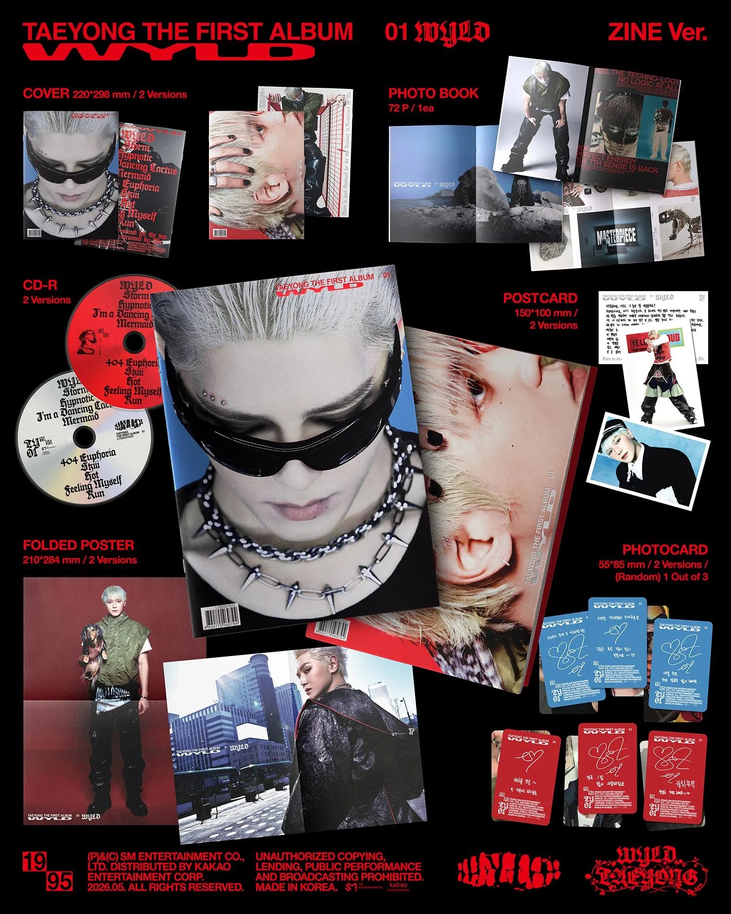 TAEYONG - THE FIRST ALBUM [WYLD] (ZINE VER.)
