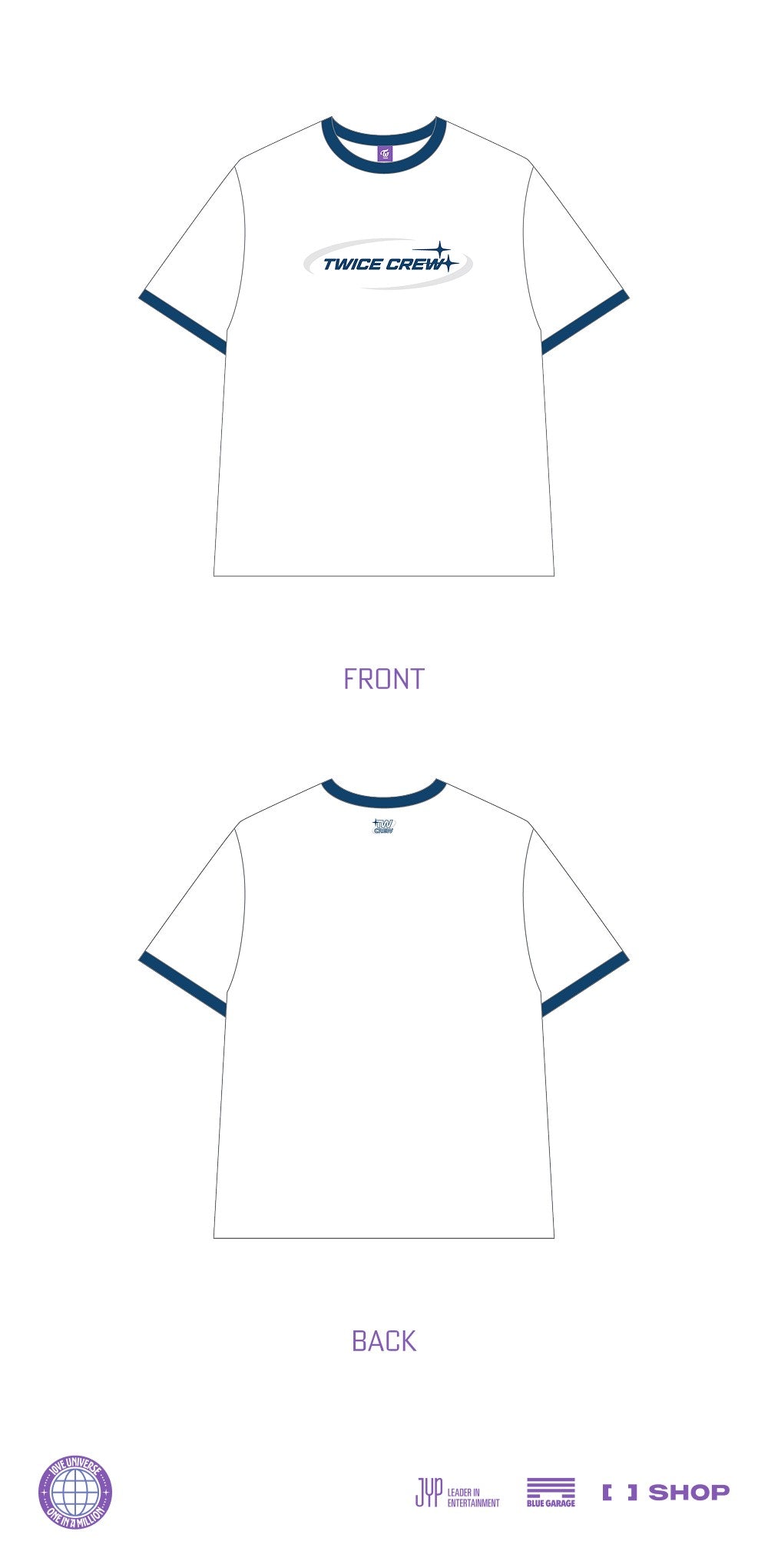 [PRE-ORDER] TWICE -  T-SHIRT 2025 TWICE FANMEETING [10VE UNIVERSE] MD