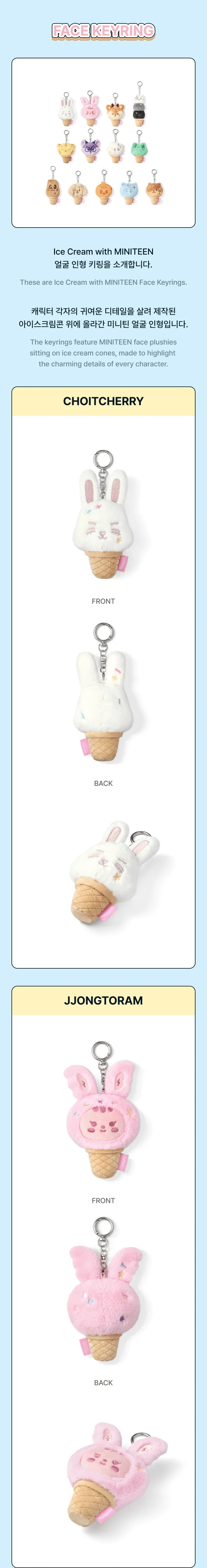 SEVENTEEN - Face Keyring [MINITEEN]