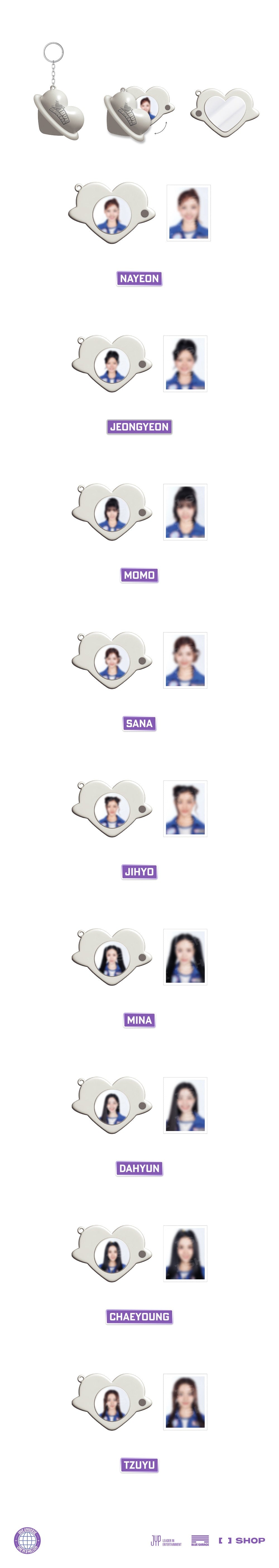 [PRE-ORDER] TWICE - LOCKET  PENDANT KEYRING 2025 TWICE FANMEETING [10VE UNIVERSE] MD