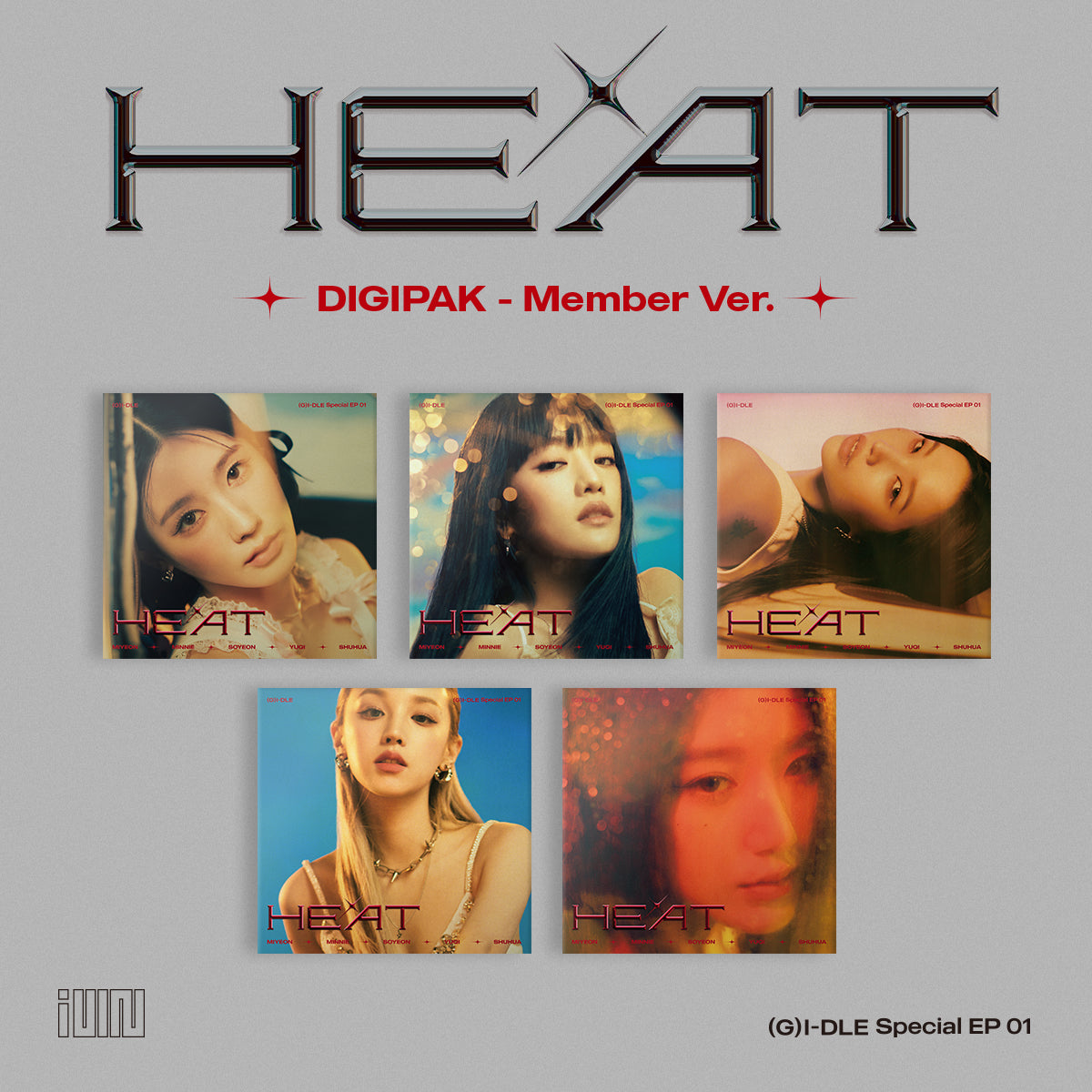 (G)I-DLE - HEAT (DIGIPACK - MEMBER VER.) (SPECIAL ALBUM)