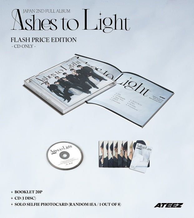 ATEEZ - ASHES TO LIGHT (JAPANESE 2ND FULL ALBUM) [FLASH PRICE EDITION]