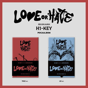 H1-KEY - LOVE OR HATE (POCA ALBUM VER.) [3RD MINI ALBUM]