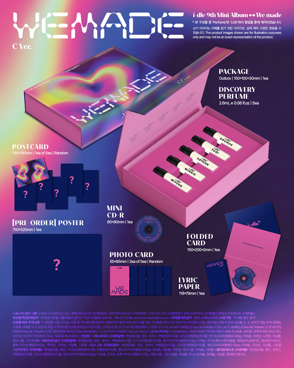I-DLE - 9TH MINI ALBUM [WE MADE] (C VER.)