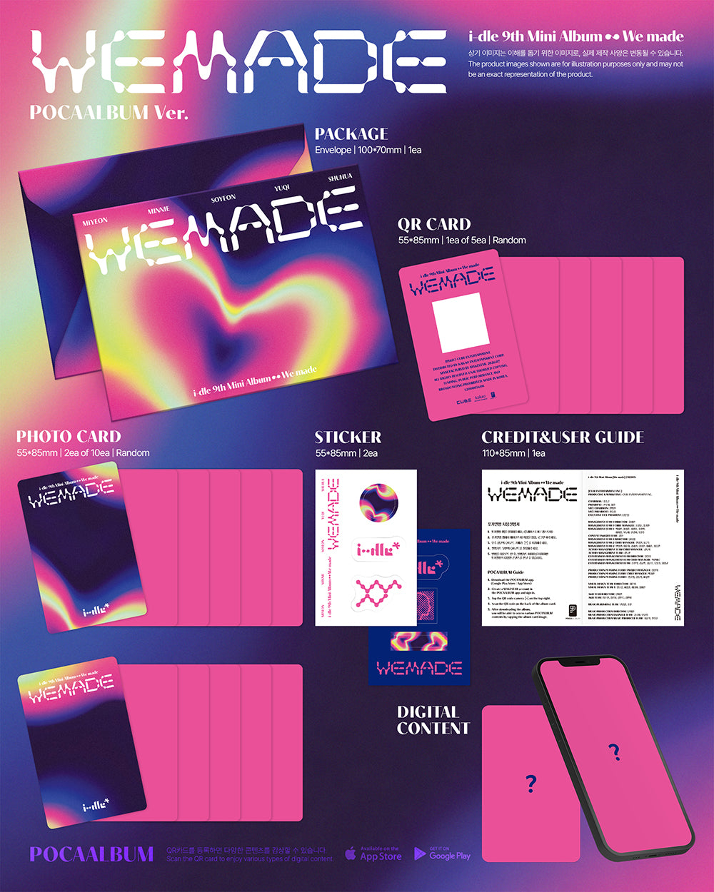 I-DLE - 9TH MINI ALBUM [WE MADE] (POCAALBUM VER.)