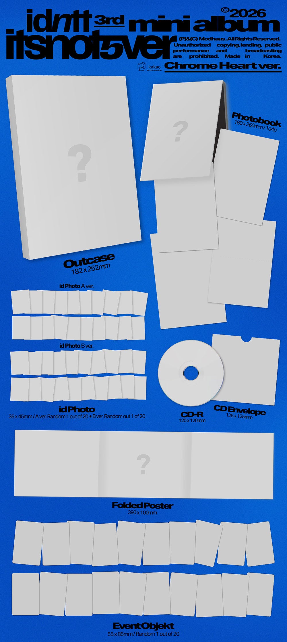 IDNTT - 3RD MINI ALBUM [ITSNOTOVER]