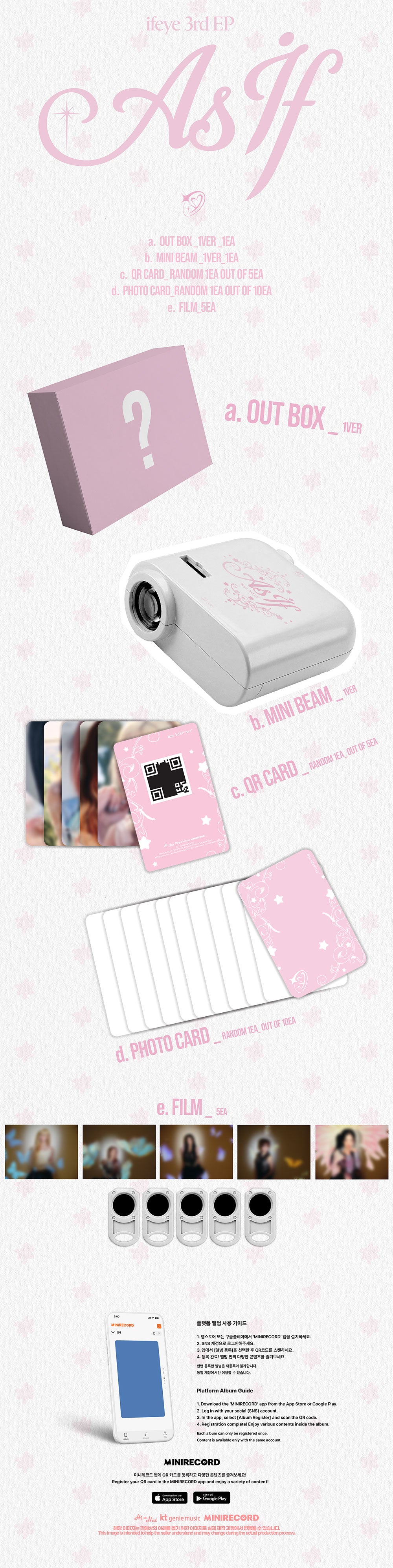 IFEYE - 3RD EP [AS IF] MINIBEAM VER