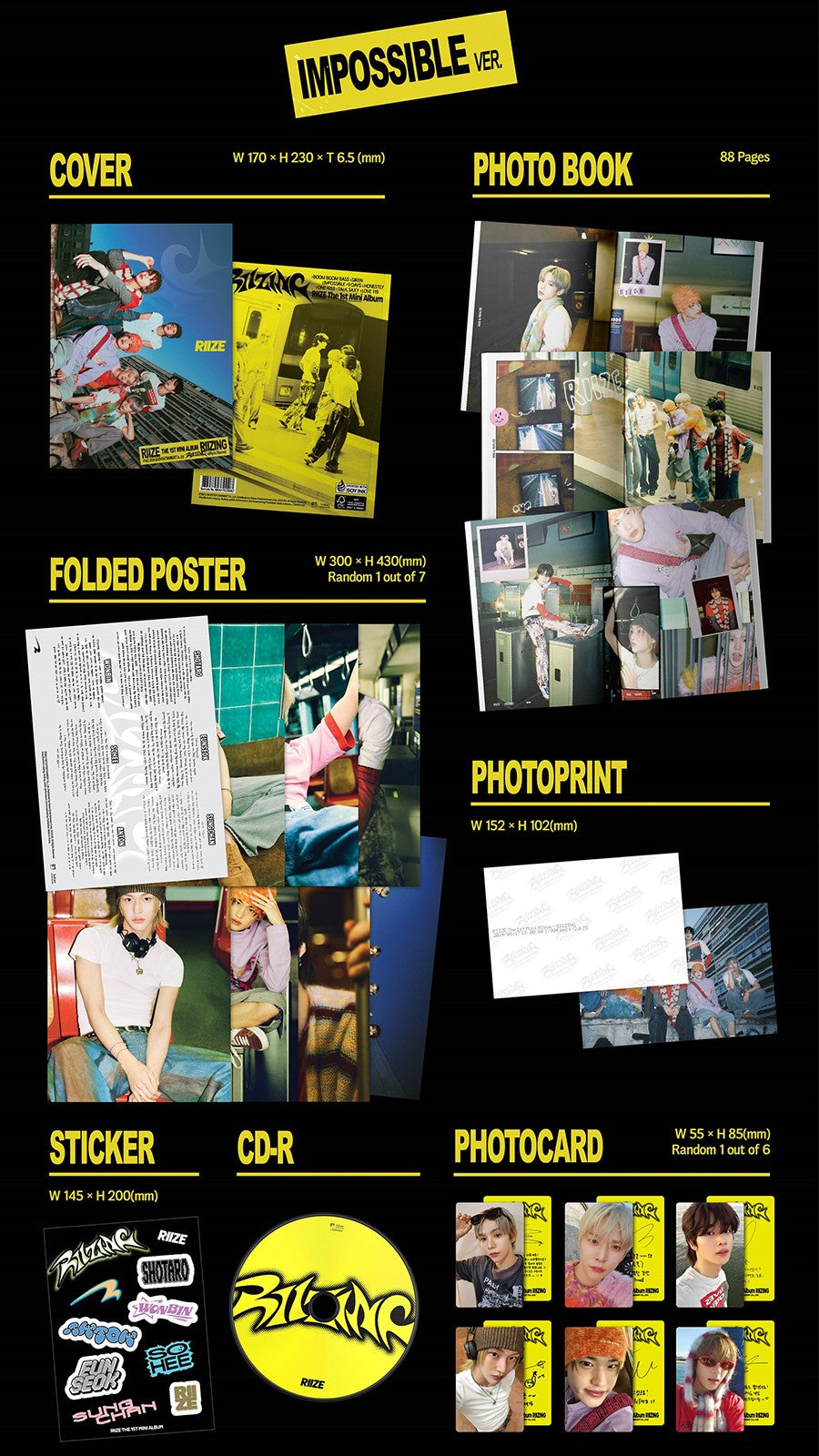 [PRE-ORDER] RIIZE - RIIZING (PHOTO BOOK VER.) + LUCKY DRAW MAKESTAR  POB PHOTOCARD