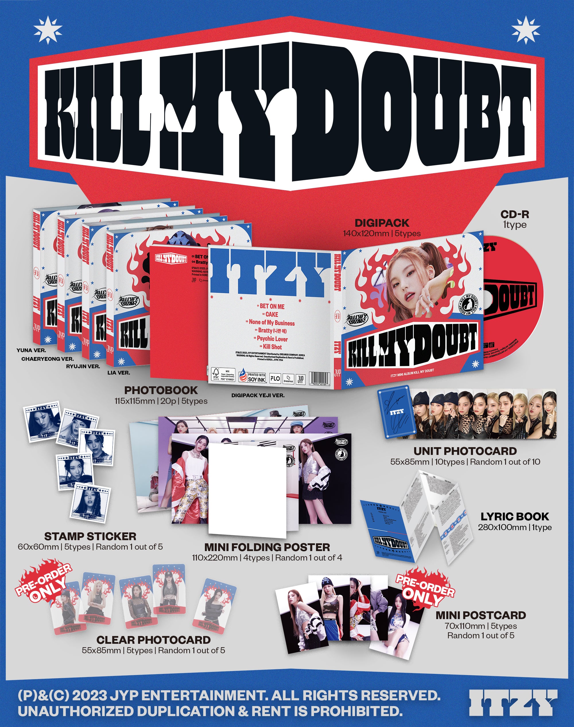 ITZY - KILL MY DOUBT (DIGIPACK VER.)