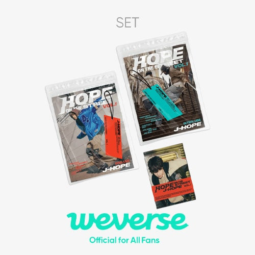 J-HOPE (BTS) - HOPE ON THE STREET VOL.1 + WEVERSE POB GIFTS (ALL 3 ALBUM VERSIONS)