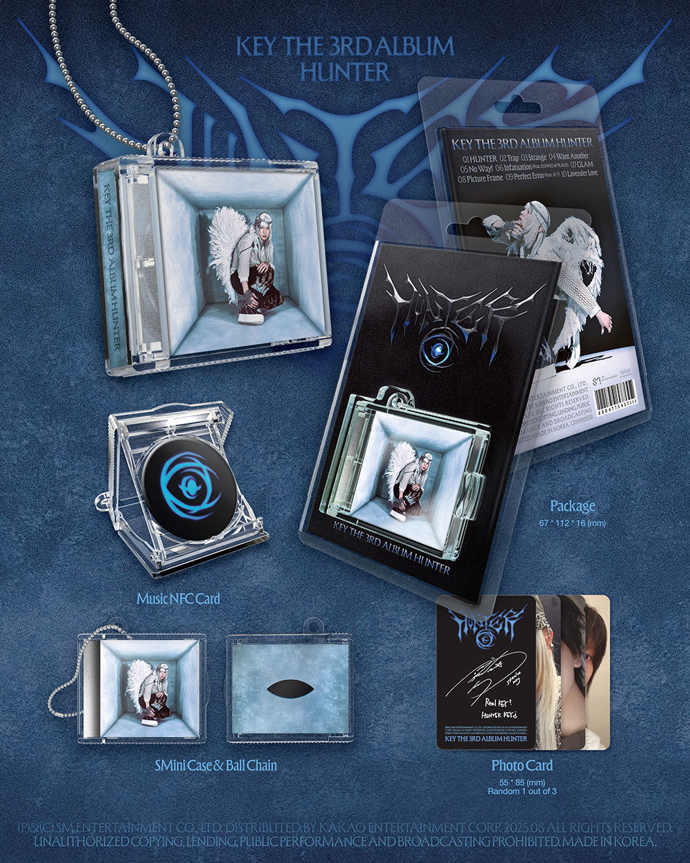 KEY (SHINEE) - HUNTER (SMINI VER.) [3RD ALBUM]