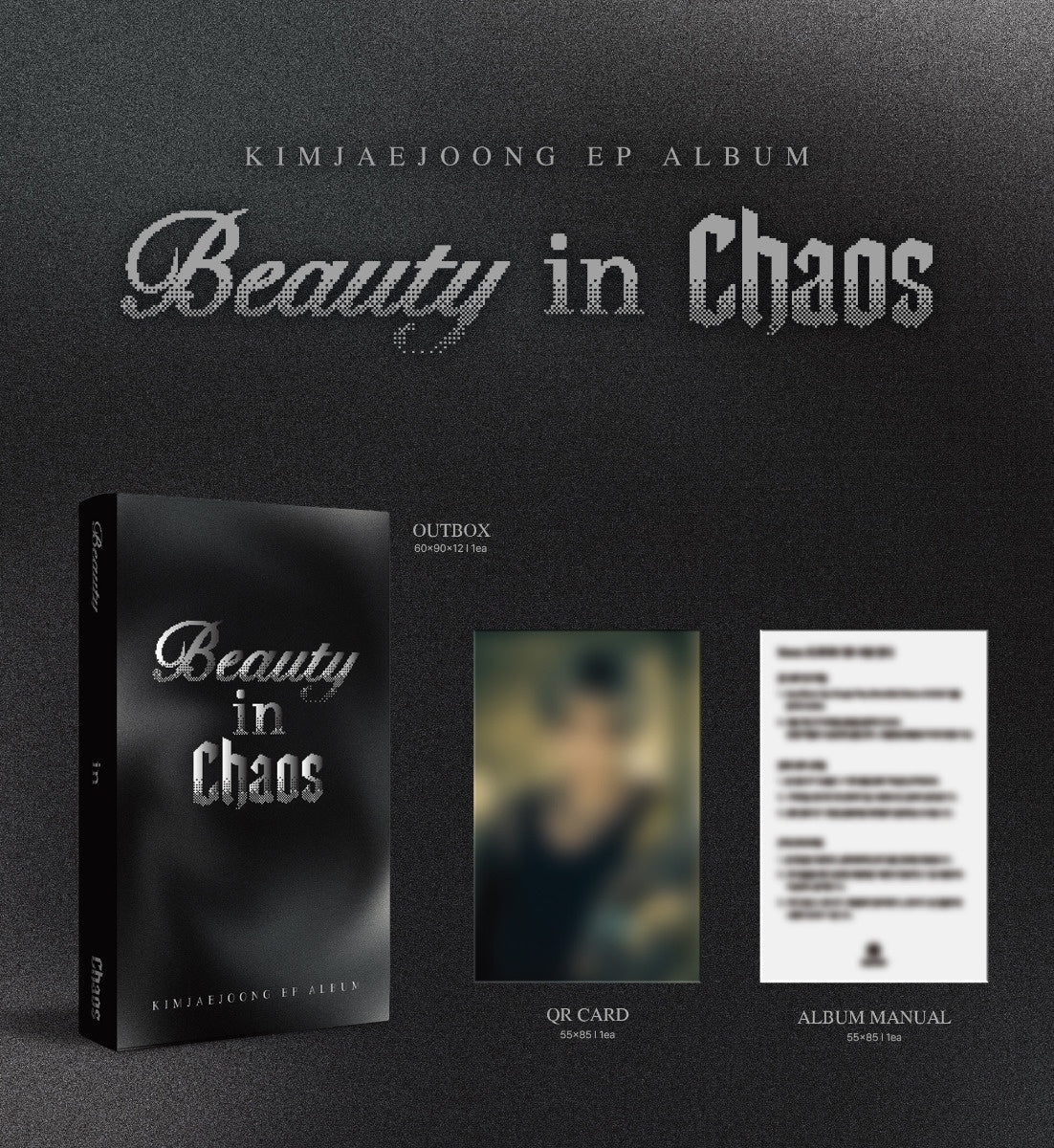 [PRE-ORDER] KIM JAEJOONG - BEAUTY IN CHAOS (KIWEE VER.)