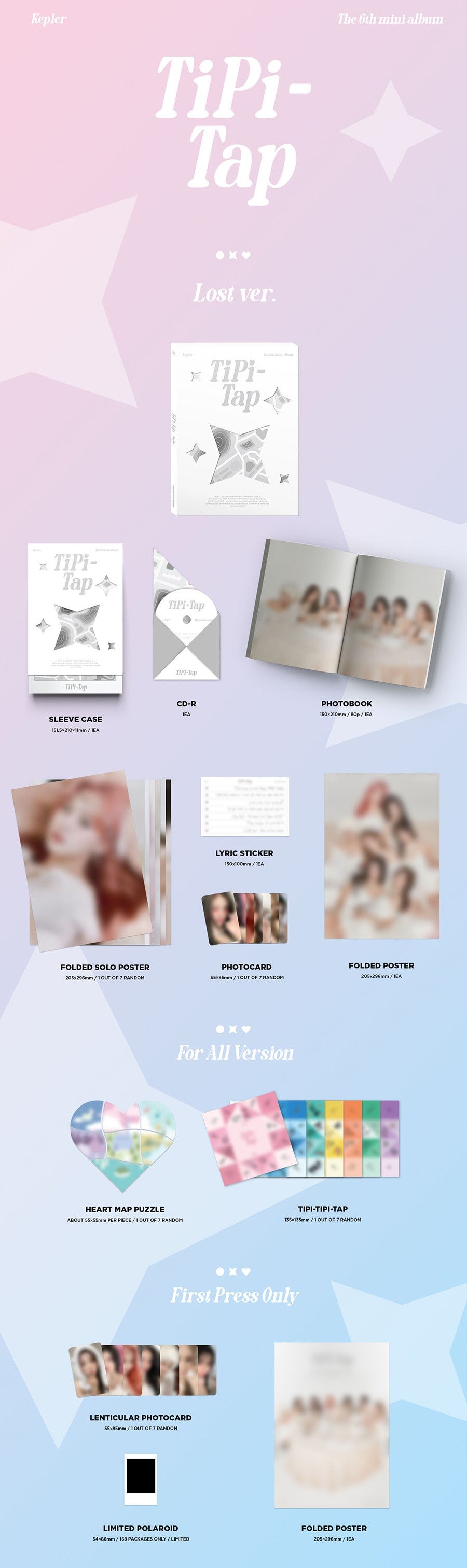 [PRE-ORDER] KEP1ER - TIPI-TAP + APPLE MUSIC POB PHOTOCARD