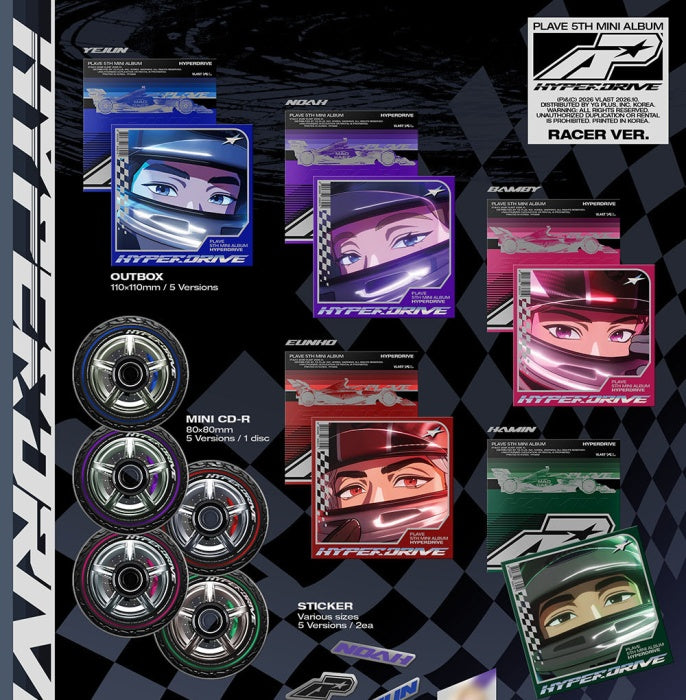 PLAVE - 5TH MINI ALBUM [HYPERDRIVE] (RACER VER.)