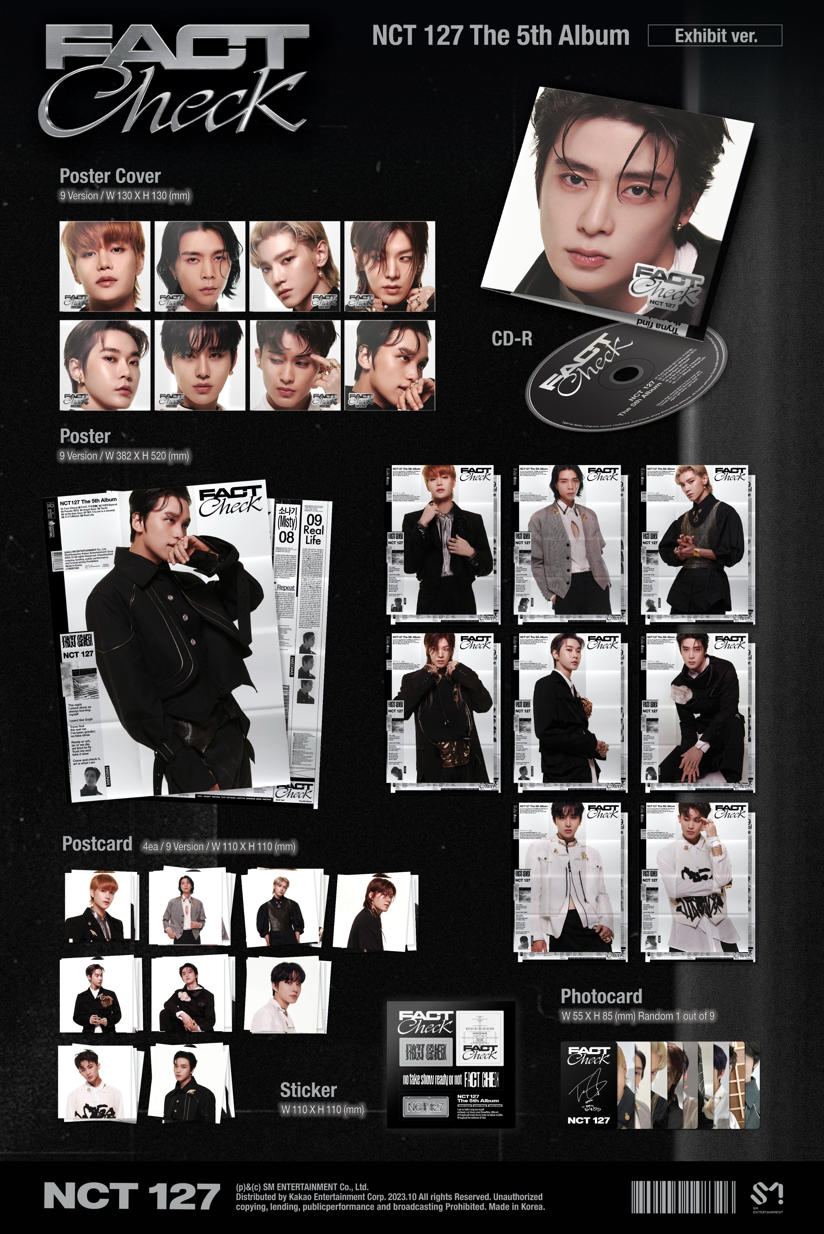 NCT 127 Fact Check トレカ マーク NCT 127 - FACT CHECK (EXHIBIT / POSTER VER.) [VOL. 5]