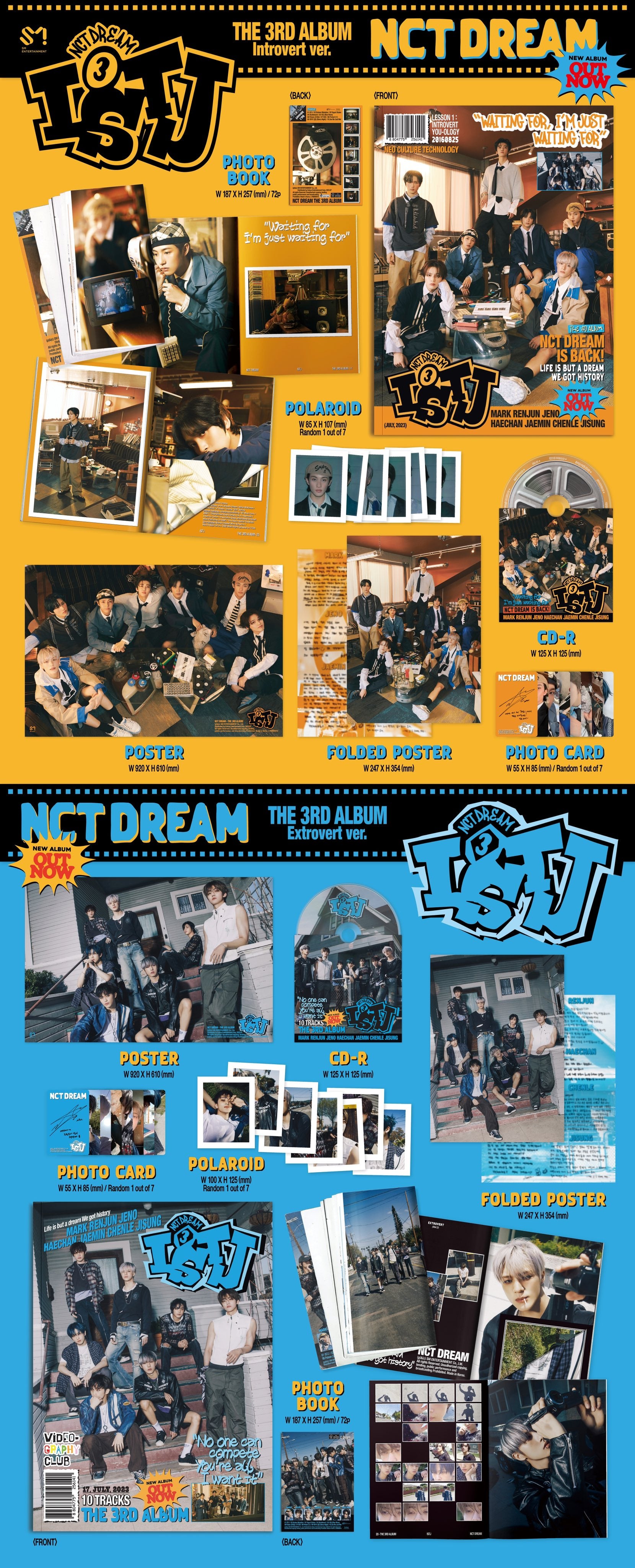 NCT DREAM - ISTJ (PHOTOBOOK VERSION) [VOLUME 3] – TOKKI-SHOP
