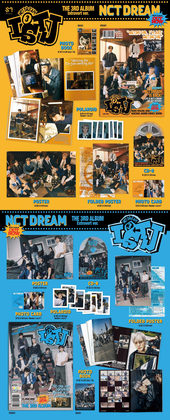 NCT DREAM - ISTJ (PHOTOBOOK VER.) [VOL. 3]