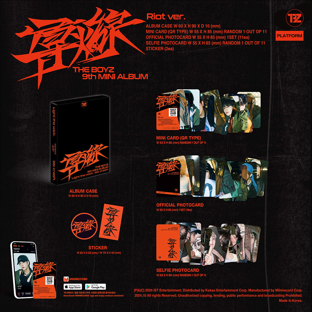 THE BOYZ - FUSE 導火線 (도화선) (PLATFORM VER.) [9TH MINI ALBUM]