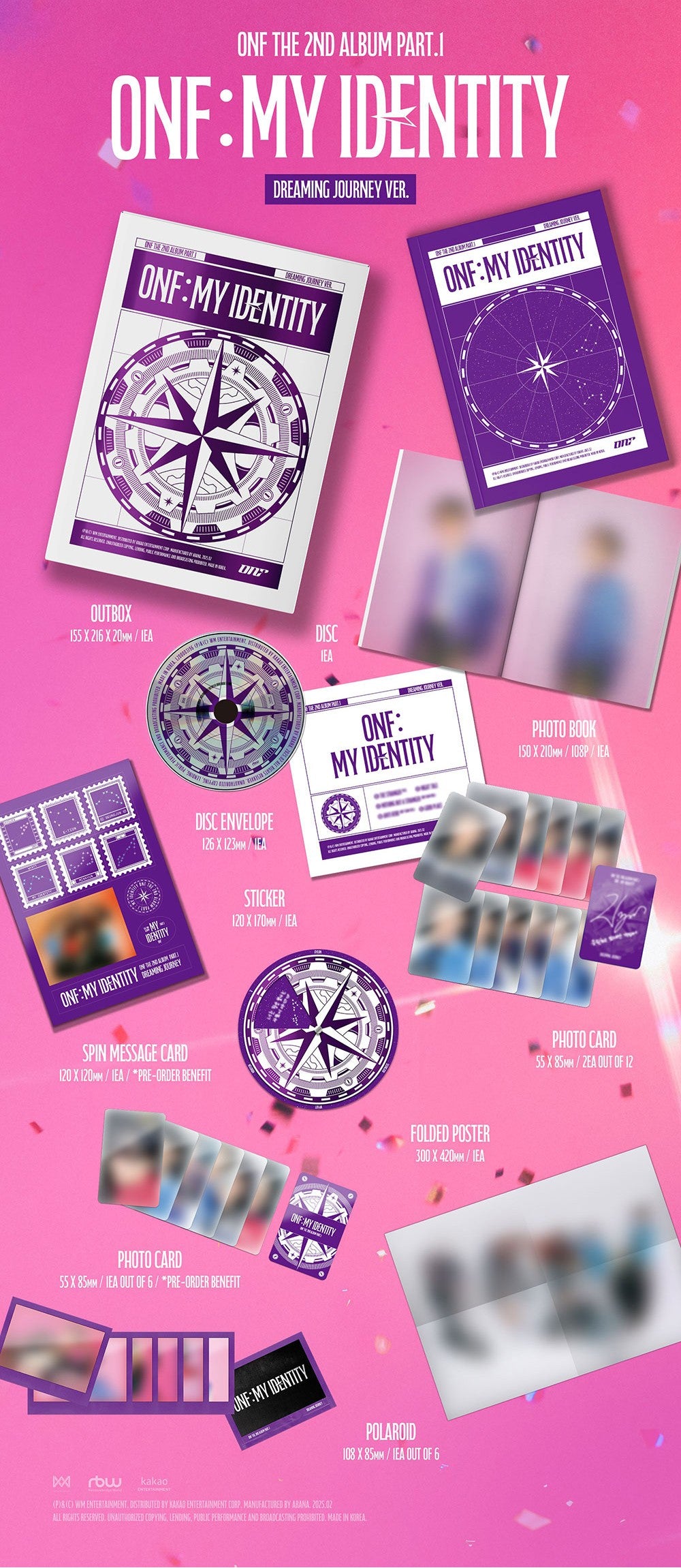 [PRE-ORDER] ONF - ONF:MY IDENTITY (2ND ALBUM PART.1)