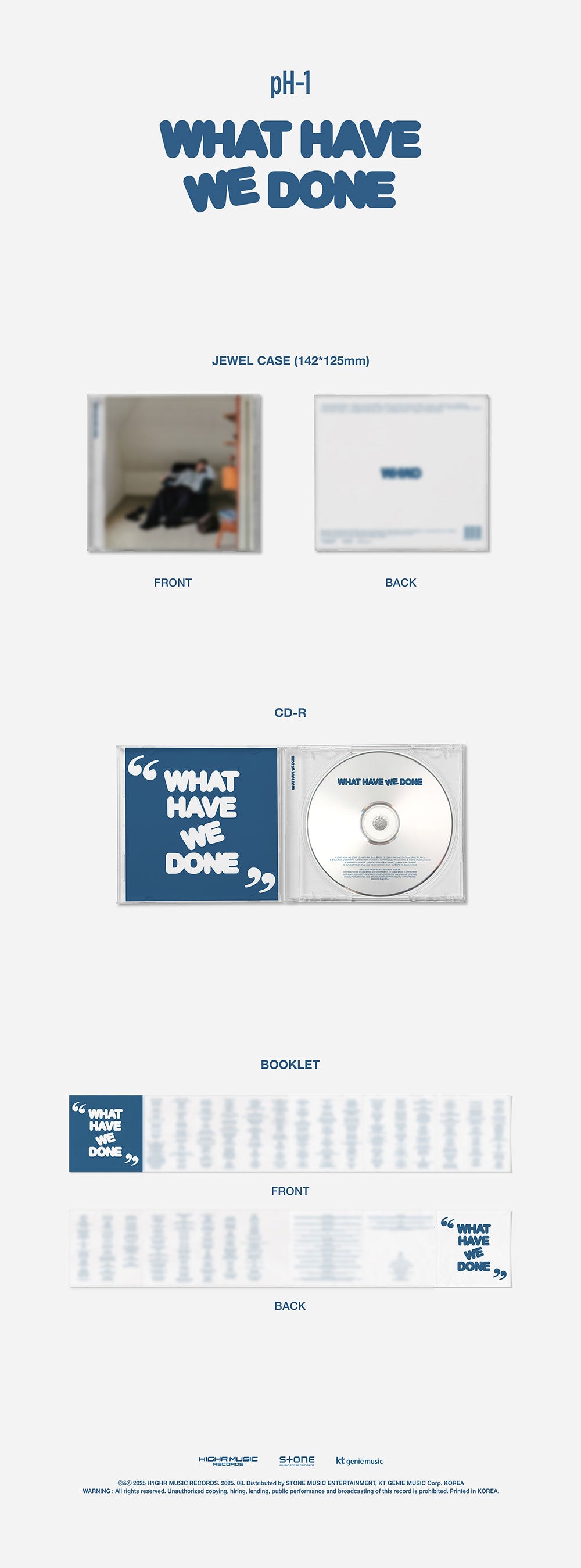 [PRE-ORDER] PH-1 - WHAT HAVE WE DONE (3RD ALBUM)