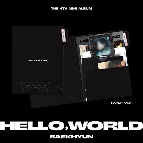 BAEKHYUN (EXO) - HELLO, WORLD (FOLDER VER.) [4TH MINI ALBUM]