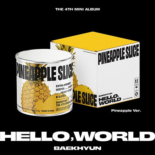 BAEKHYUN (EXO) - HELLO, WORLD (PINEAPPLE VER.) [4TH MINI ALBUM]