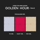 [PRE-ORDER] ATEEZ - GOLDEN HOUR : PART.2 (POCAALBUM VER.) [11TH EP ALBUM] + MAKESTAR POB PHOTOCARD