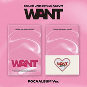 SOLAR (MAMAMOO) - WANT (POCAALBUM VER.) [2ND SINGLE ALBUM]