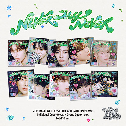 [PRE-ORDER] ZEROBASEONE - NEVER SAY NEVER (DIGIPACK VER.) + SOUNDWAVE POB PHOTOCARD