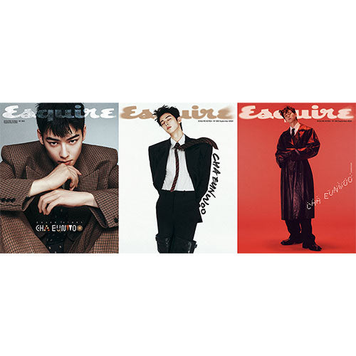 [PRE-ORDER] CHA EUNWOO (ASTRO) - ESQUIRE MAGAZINE 09.2025