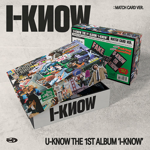 U-KNOW YOONHO - 1ST FULL ALBUM [I-KNOW] (MATCH CARD VER.)