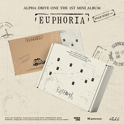 ALPHA DRIVE ONE - THE 1ST MINI ALBUM [EUPHORIA] STAR ROAD VER.