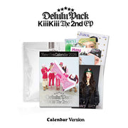 KIIIKIII - THE 2ND EP [DELULU PACK] CALENDAR. VERSION