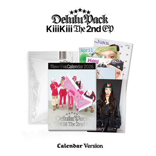 [PRE-ORDER] KIIIKIII - THE 2ND EP [DELULU PACK] CALENDAR. VERSION